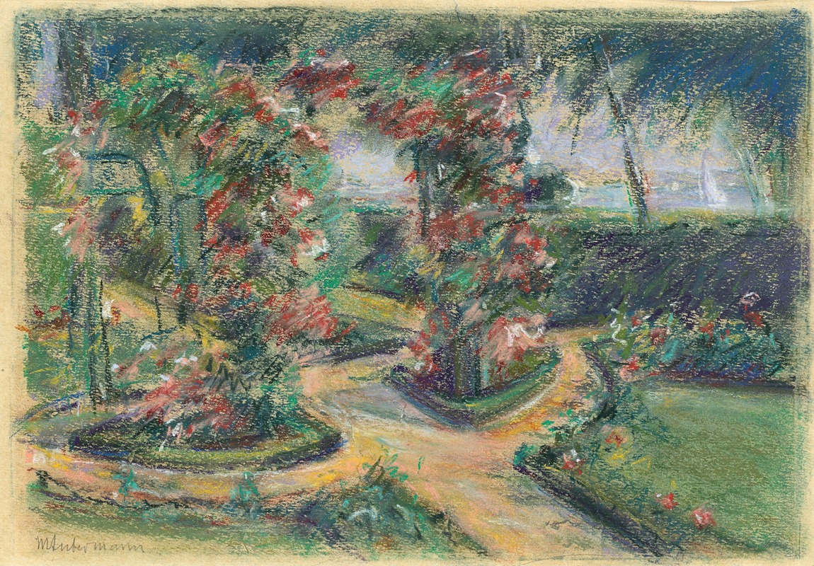 Max Liebermann - Der Rosengarten in Wannsee