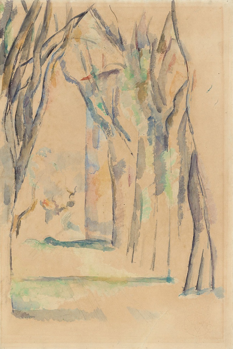 Paul Cézanne - L´Allée des marronniers au Jas de Bouffan