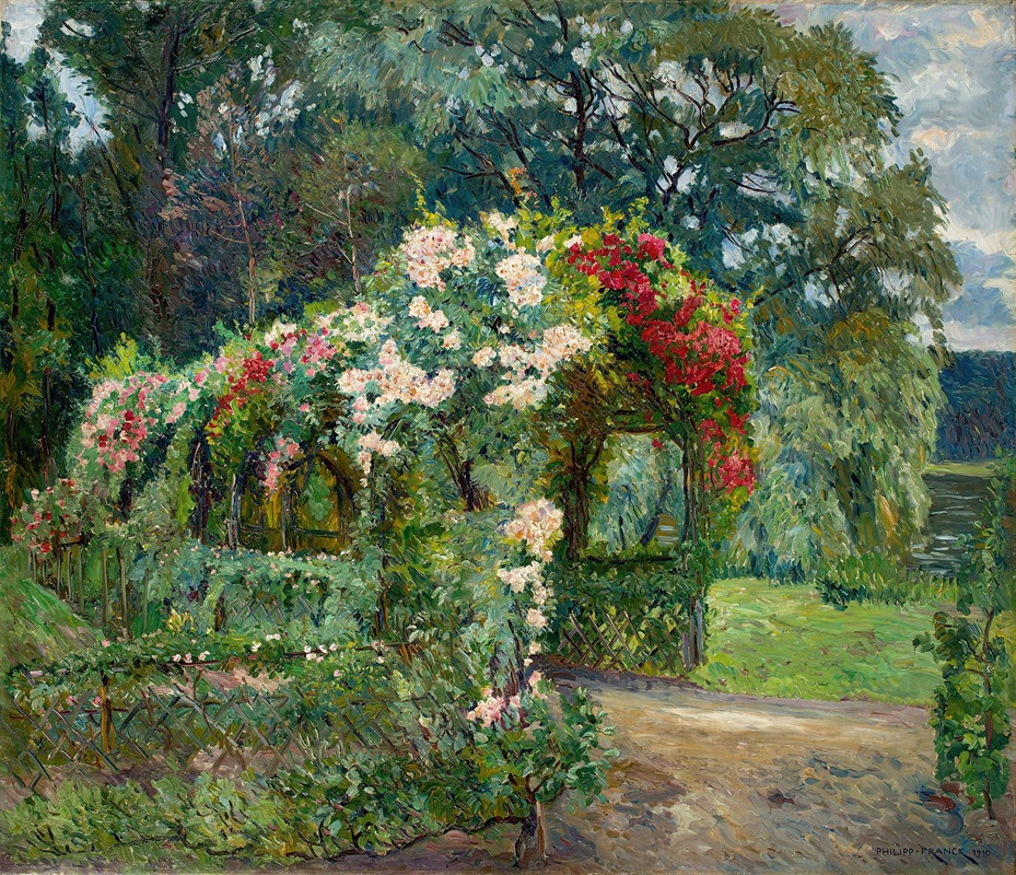 Philipp Franck - Rosenlaube im Richter´schen Garten