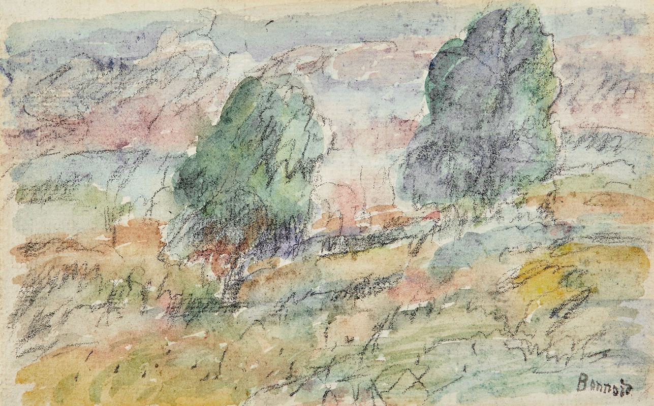 Pierre Bonnard - Paysage de Vernon