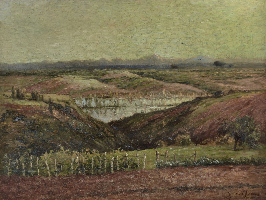 Pierre Prins - Environ de Colombel – (Tarn). La vallée