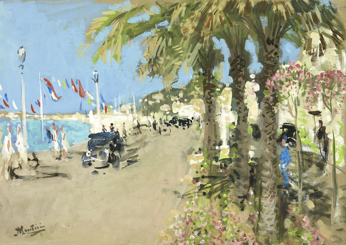 Pierre-Eugène Montézin - La promenade des Anglais, Nice