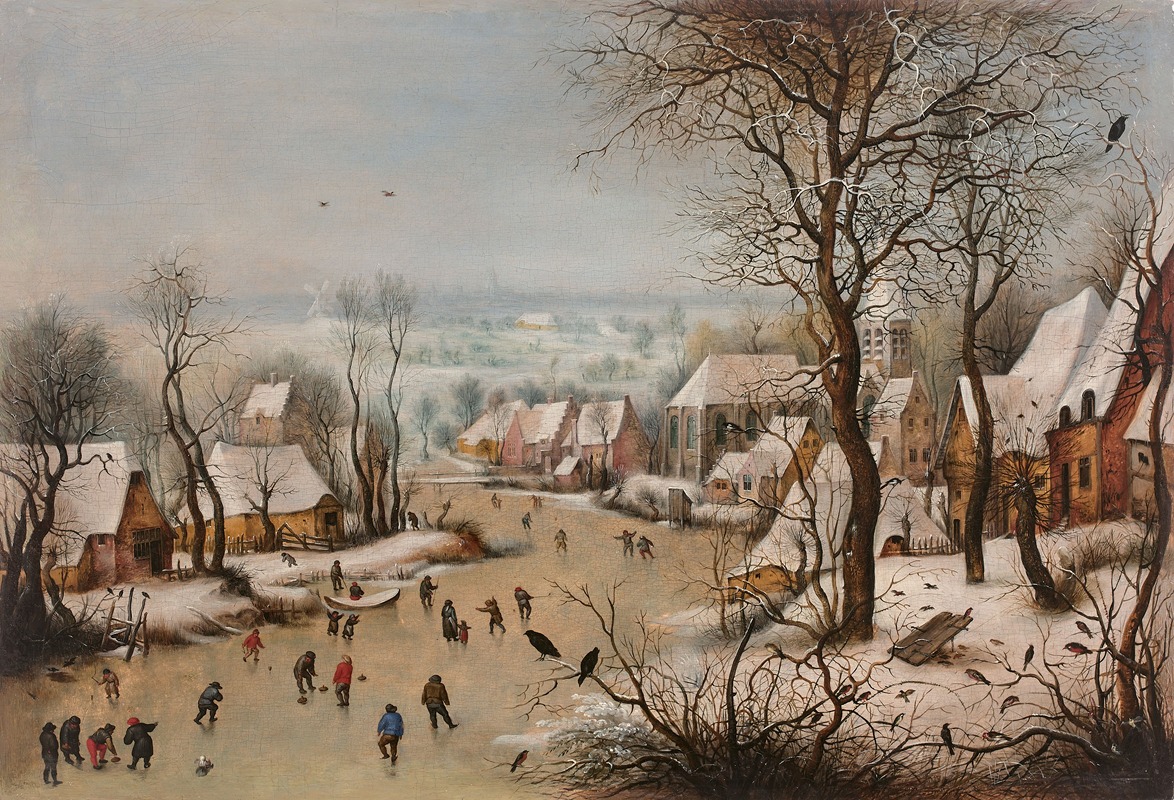 Pieter Brueghel The Younger - La trappe aux oiseaux