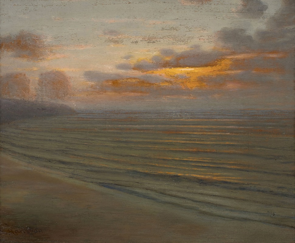 Thomas Alexander Harrison - Effets de lumière sur la mer