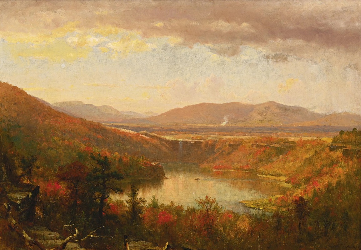 Worthington Whittredge - View of Kaaterskill Falls