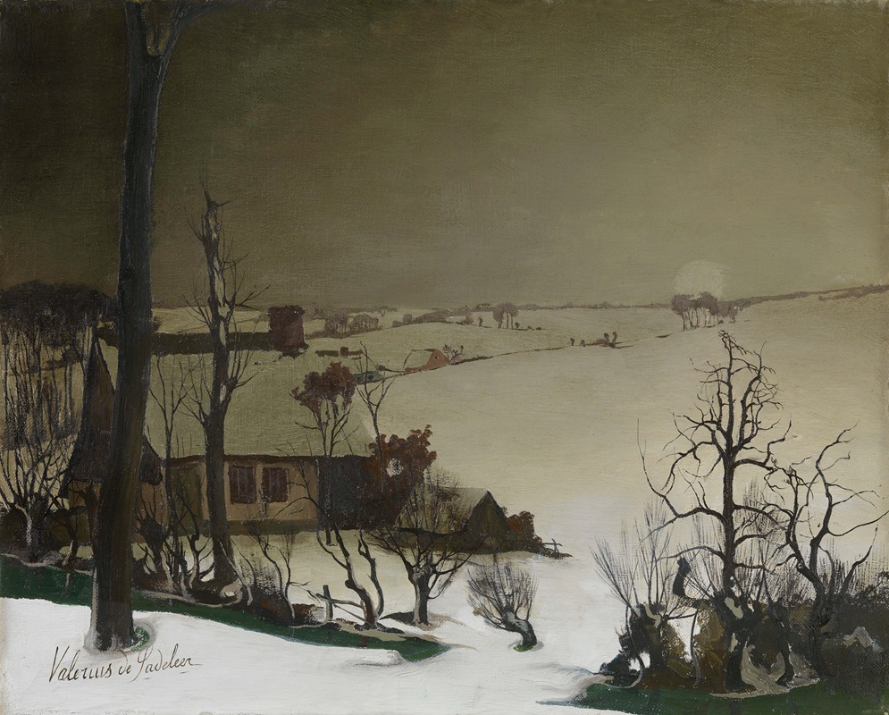 Valerius De Saedeleer - Winter landscape