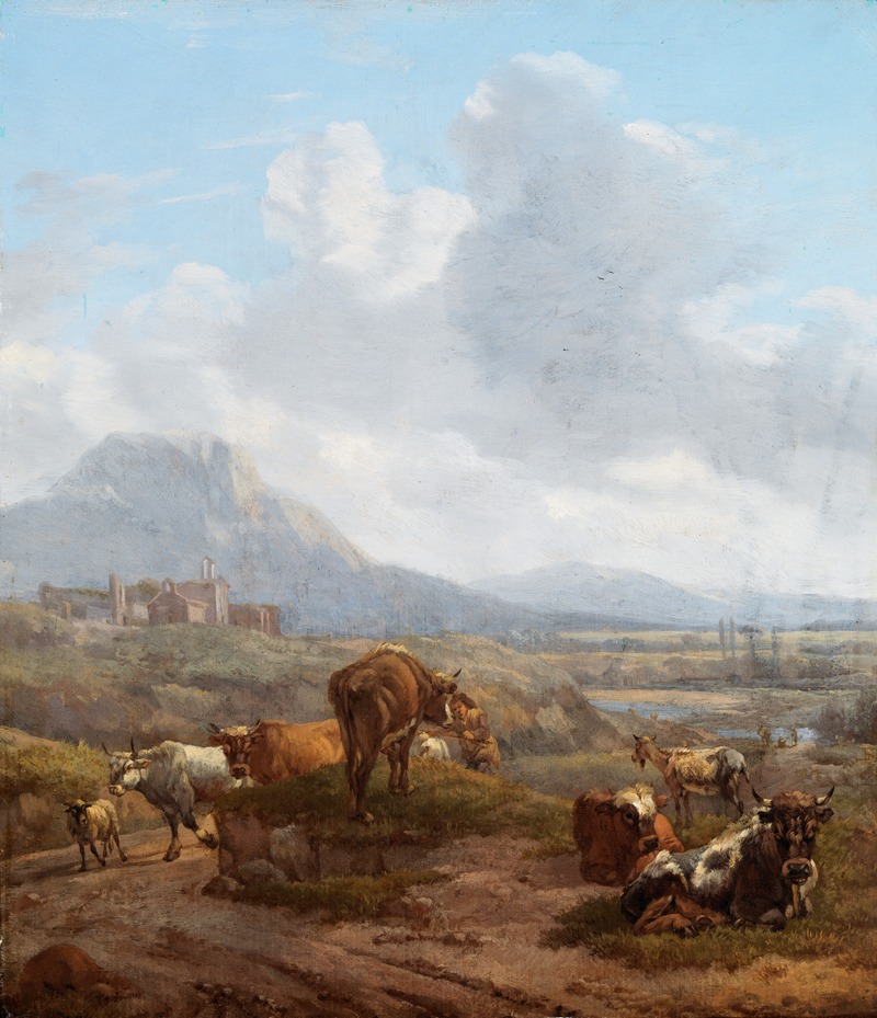 Willem Romeyn - Landscape with Cattle