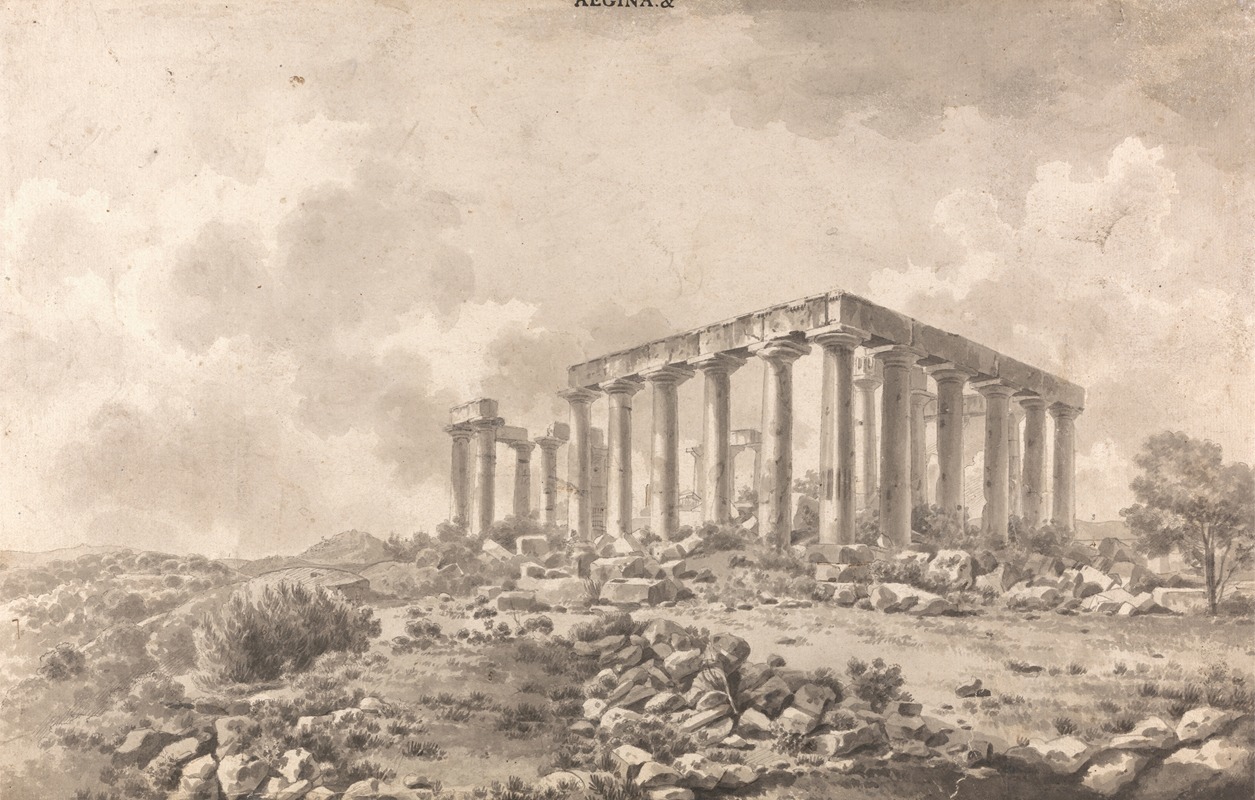 William Pars - Temple of Jupiter Panhellenios at Aegina
