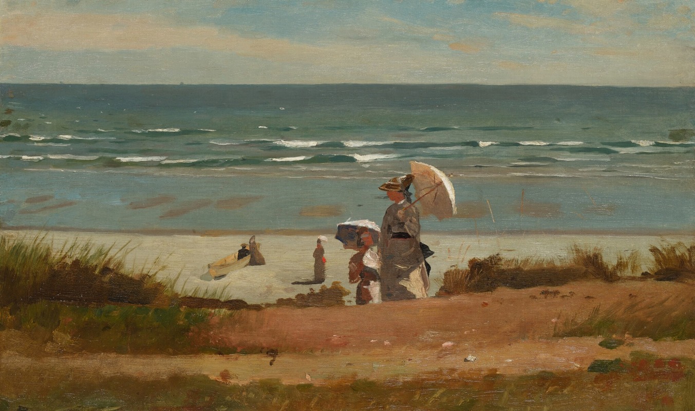 Winslow Homer - On the Beach at Marshfield