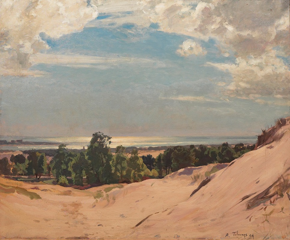 Algernon Talmage - Blue and silver, Pas-de-Calais