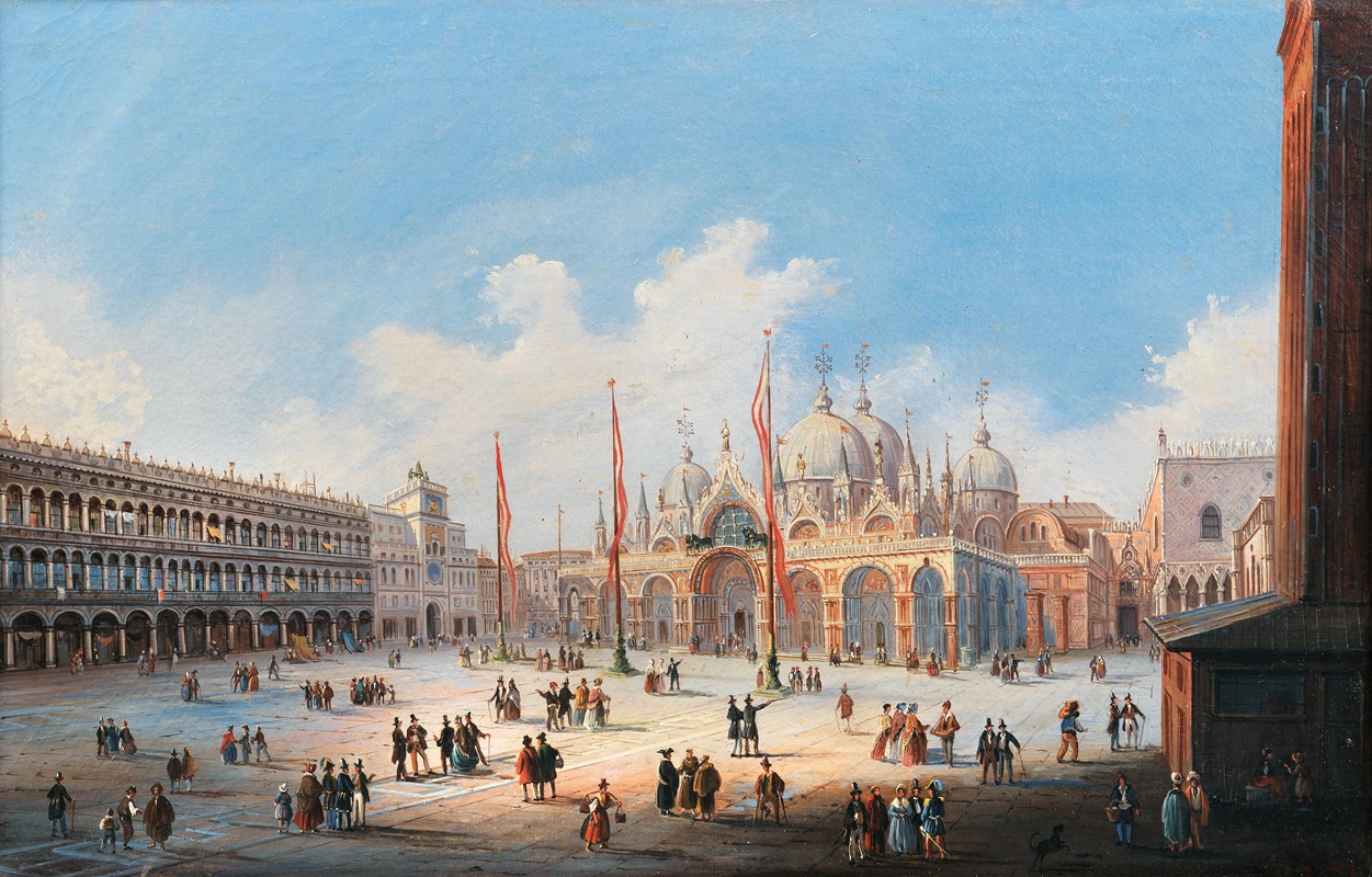 Carlo Grubas - Venice, St Mark’s Square