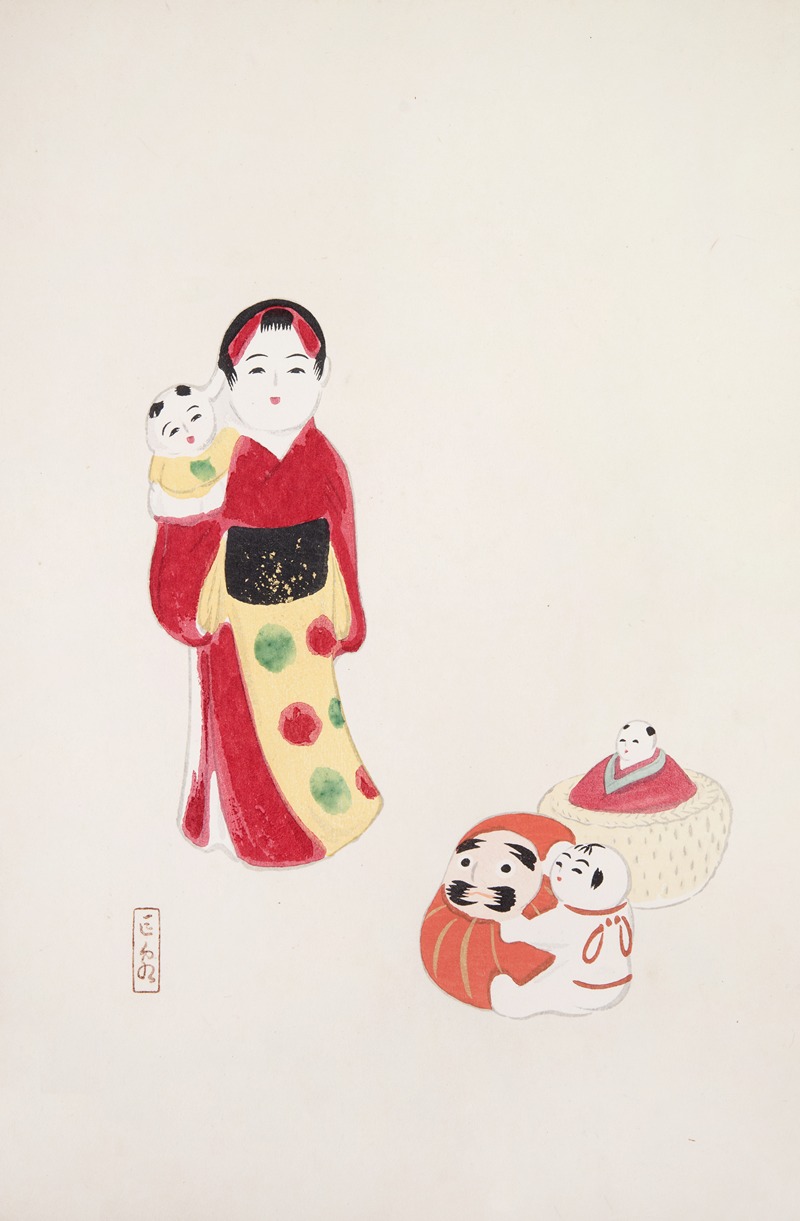 Kawasaki Kyosen - Kyosen’s Collected Illustrations of Japanese Toys Pl.014
