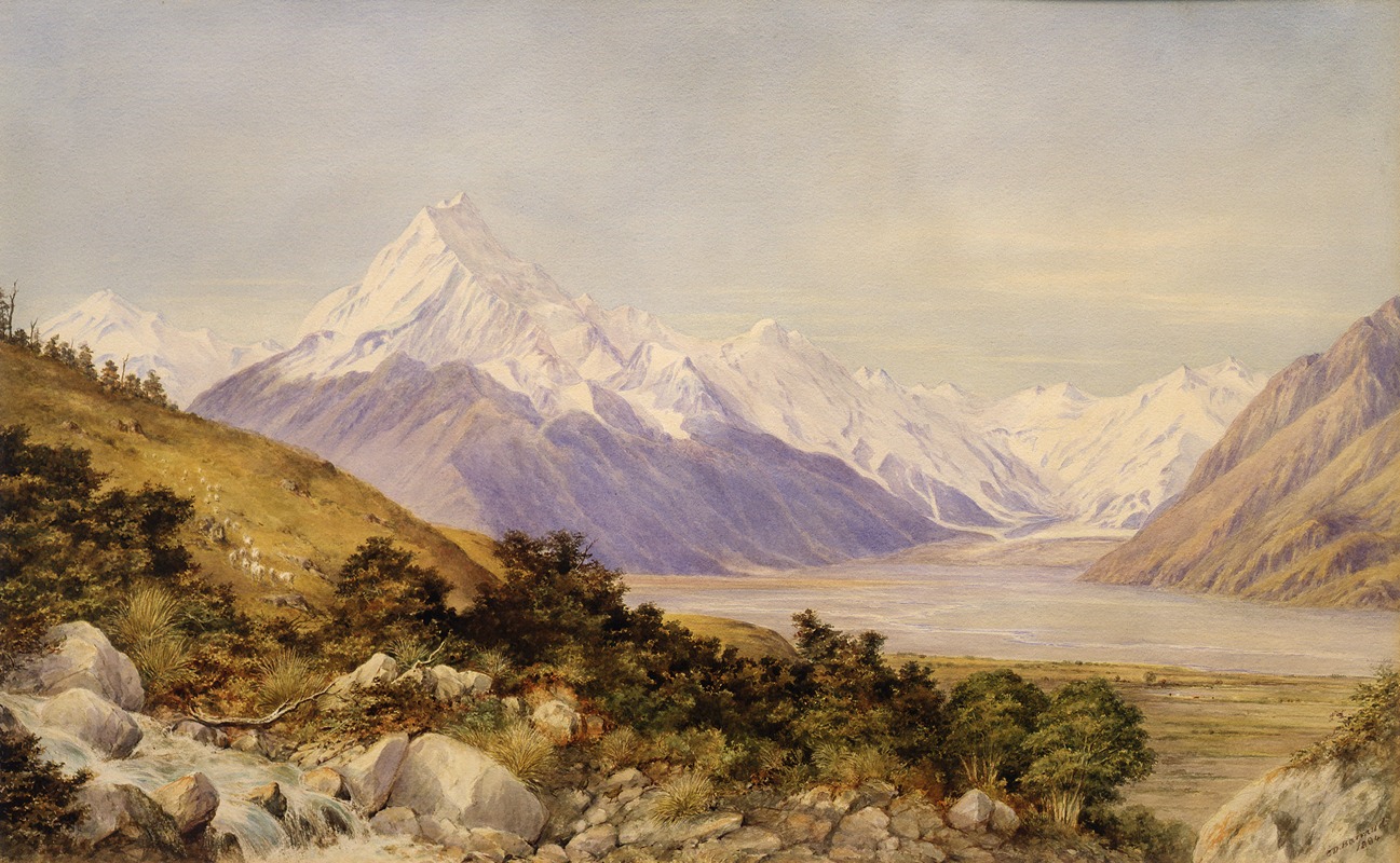 Charles Decimus Barraud - Mt. Cook