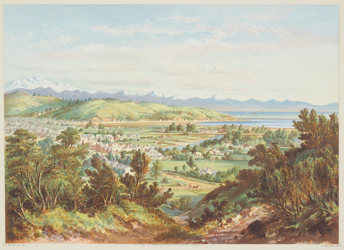 Charles Decimus Barraud - New Zealand Graphic and Descriptive. Nelson.