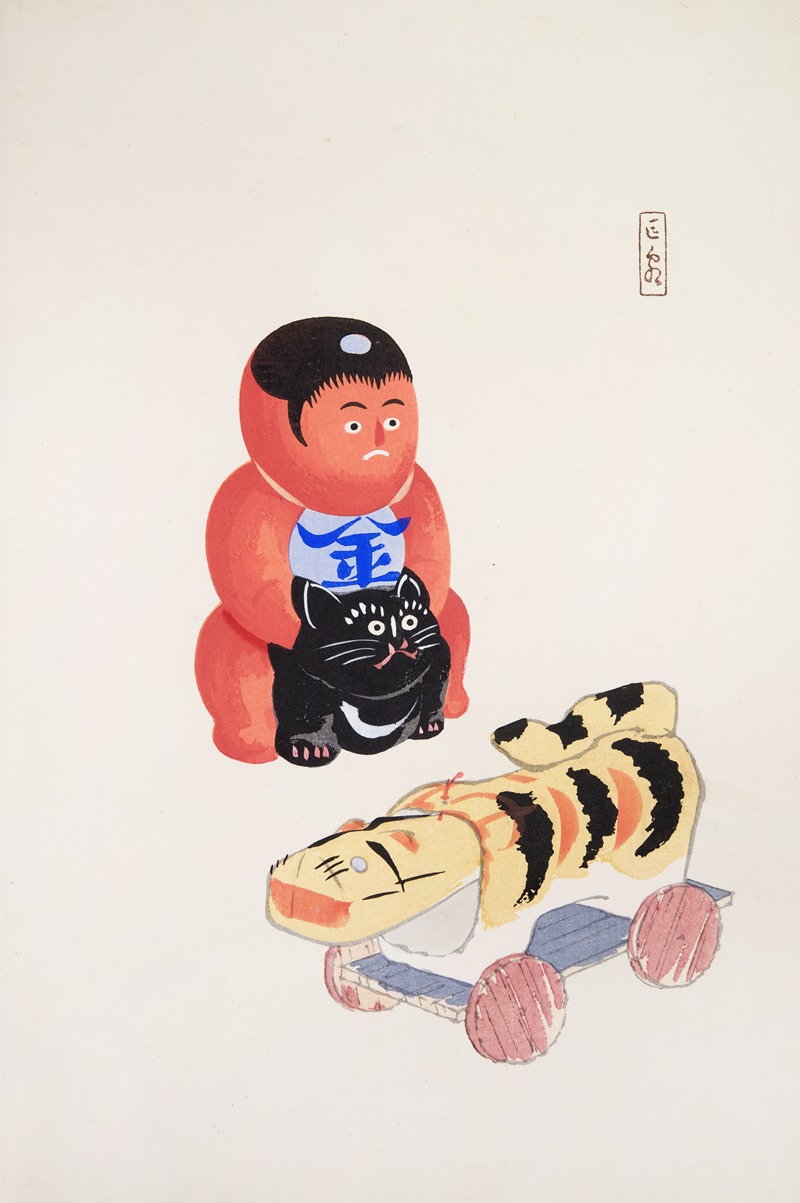 Kawasaki Kyosen - Kyosen’s Collected Illustrations of Japanese Toys Pl.017