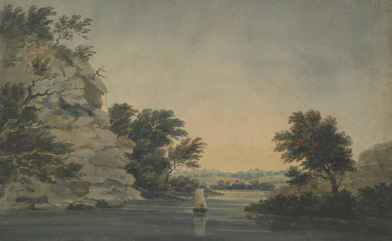 Edward Goodwin - Quatford rock, River Severn, Shropshire