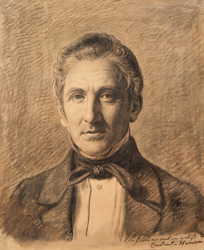 Constantin Hansen - Portrait of Alfred Hage