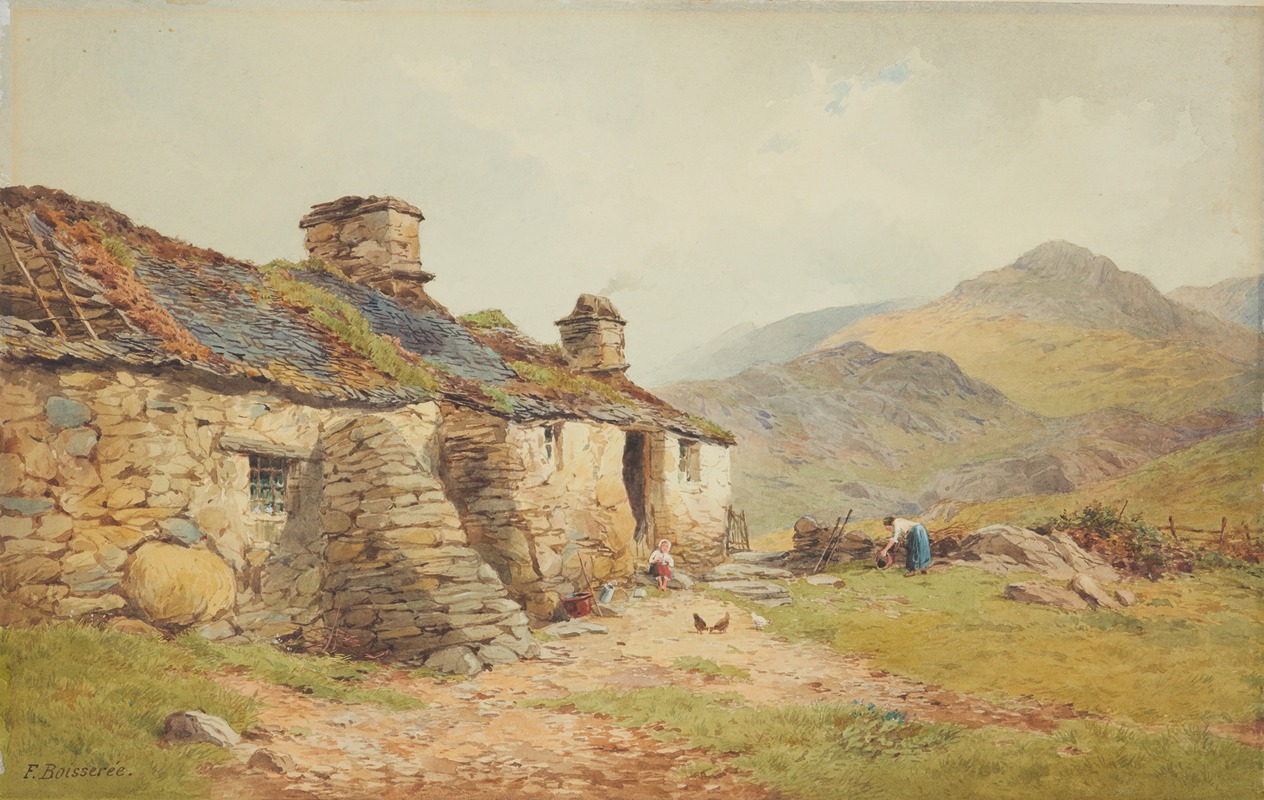 Frederick Boisserré - Stone cottage