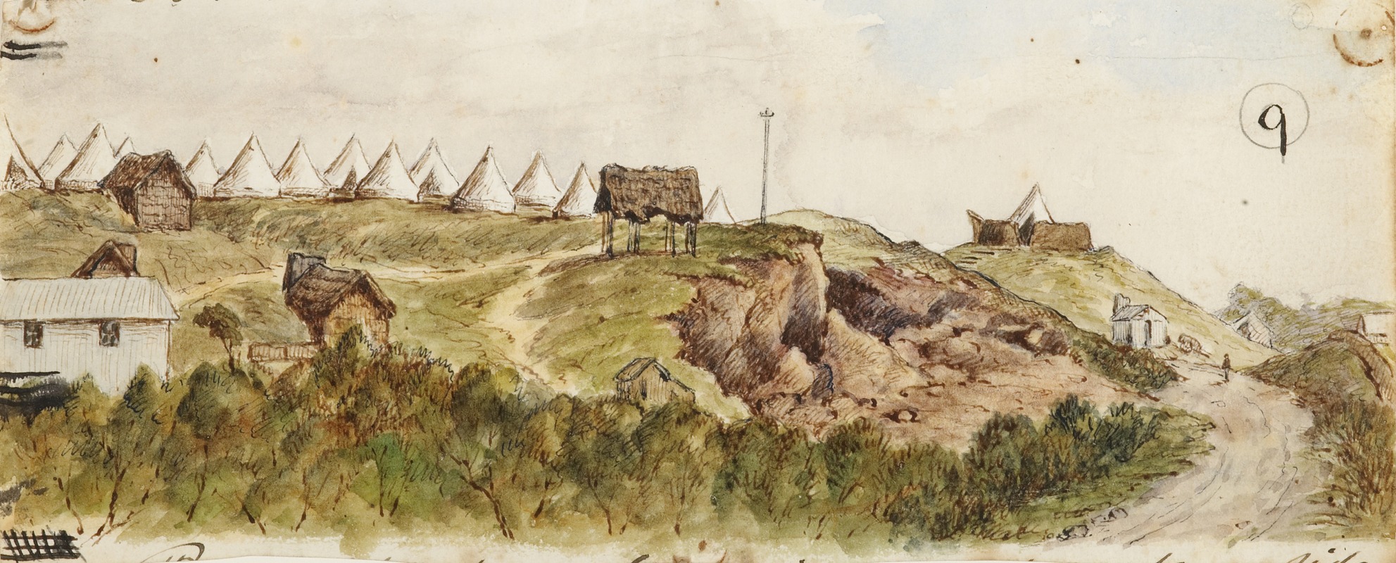 George Sherriff - Camp at Pungarehu