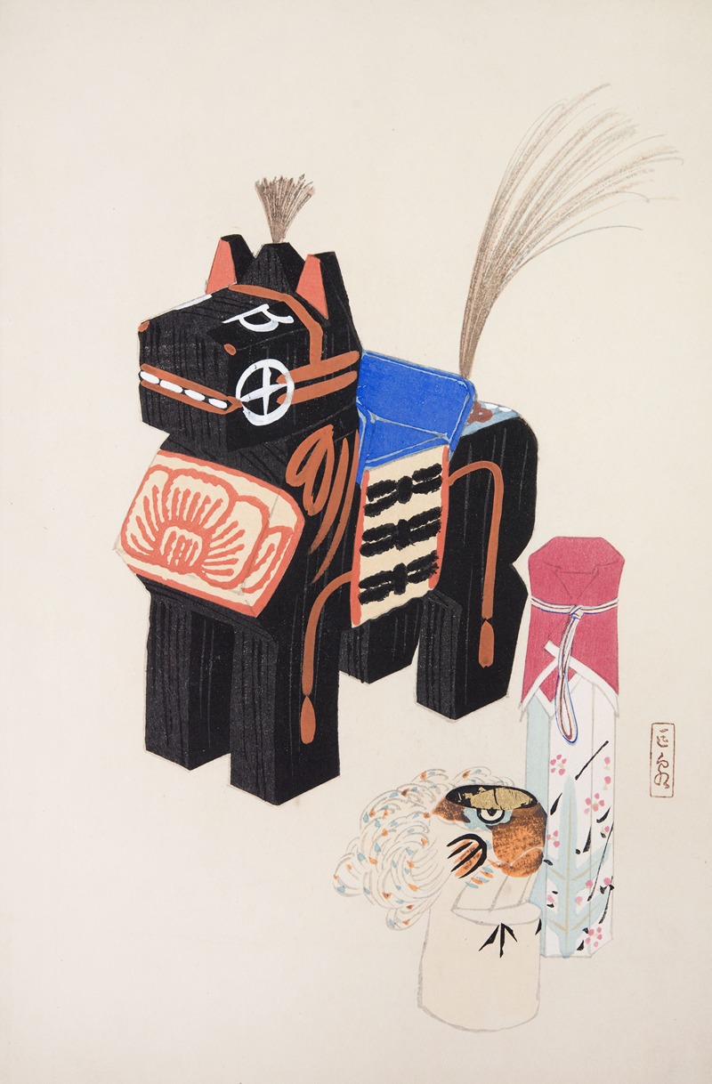 Kawasaki Kyosen - Kyosen’s Collected Illustrations of Japanese Toys Pl.032