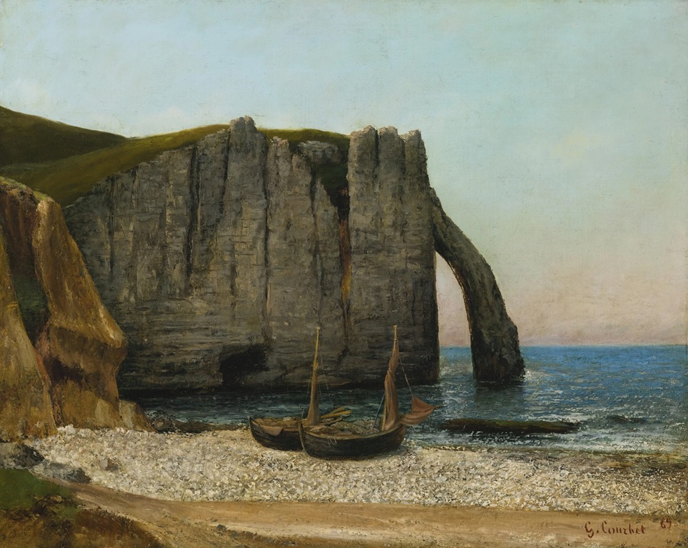 Gustave Courbet - Falaises d’Étretat