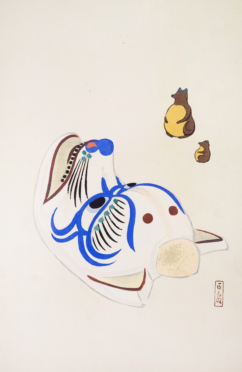 Kawasaki Kyosen - Kyosen’s Collected Illustrations of Japanese Toys Pl.033