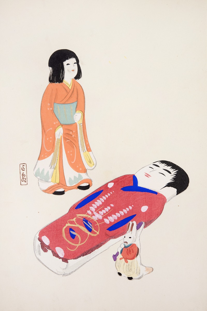 Kawasaki Kyosen - Kyosen’s Collected Illustrations of Japanese Toys Pl.034