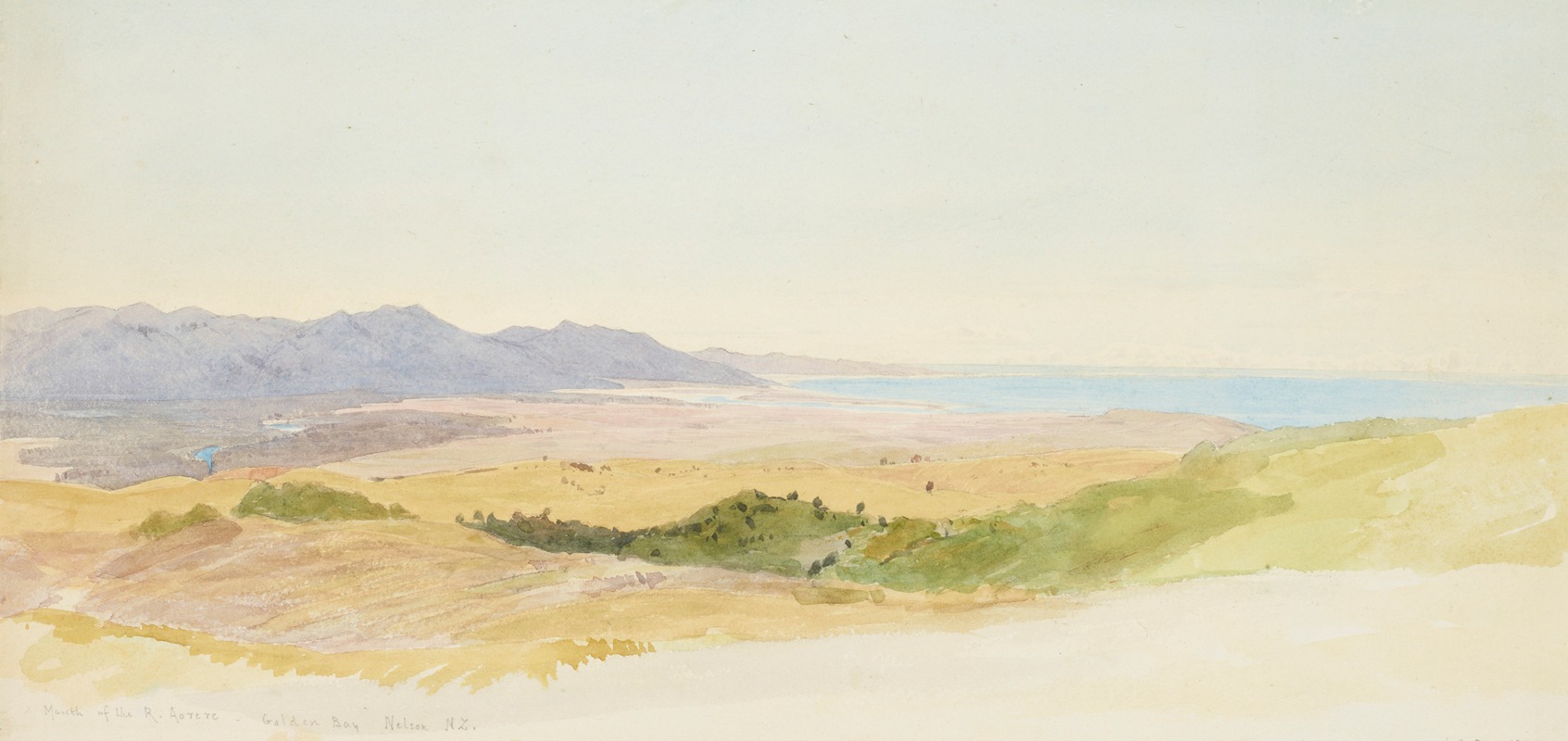 James Crowe Richmond - Mouth of the Aorere River, Golden Bay, Nelson, N.Z.