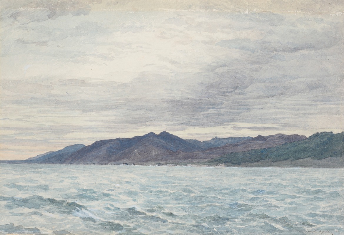 James Crowe Richmond - White Rock Point, at the mouth of the Grey