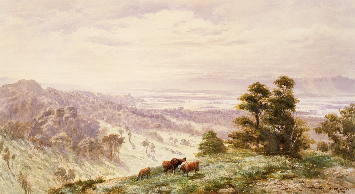 John Gully - Landscape [Waimea Plains, Nelson]