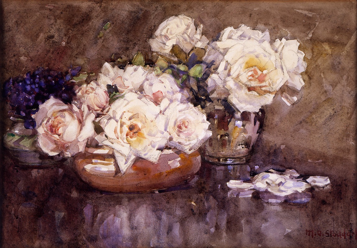 Margaret Stoddart - Roses (white)