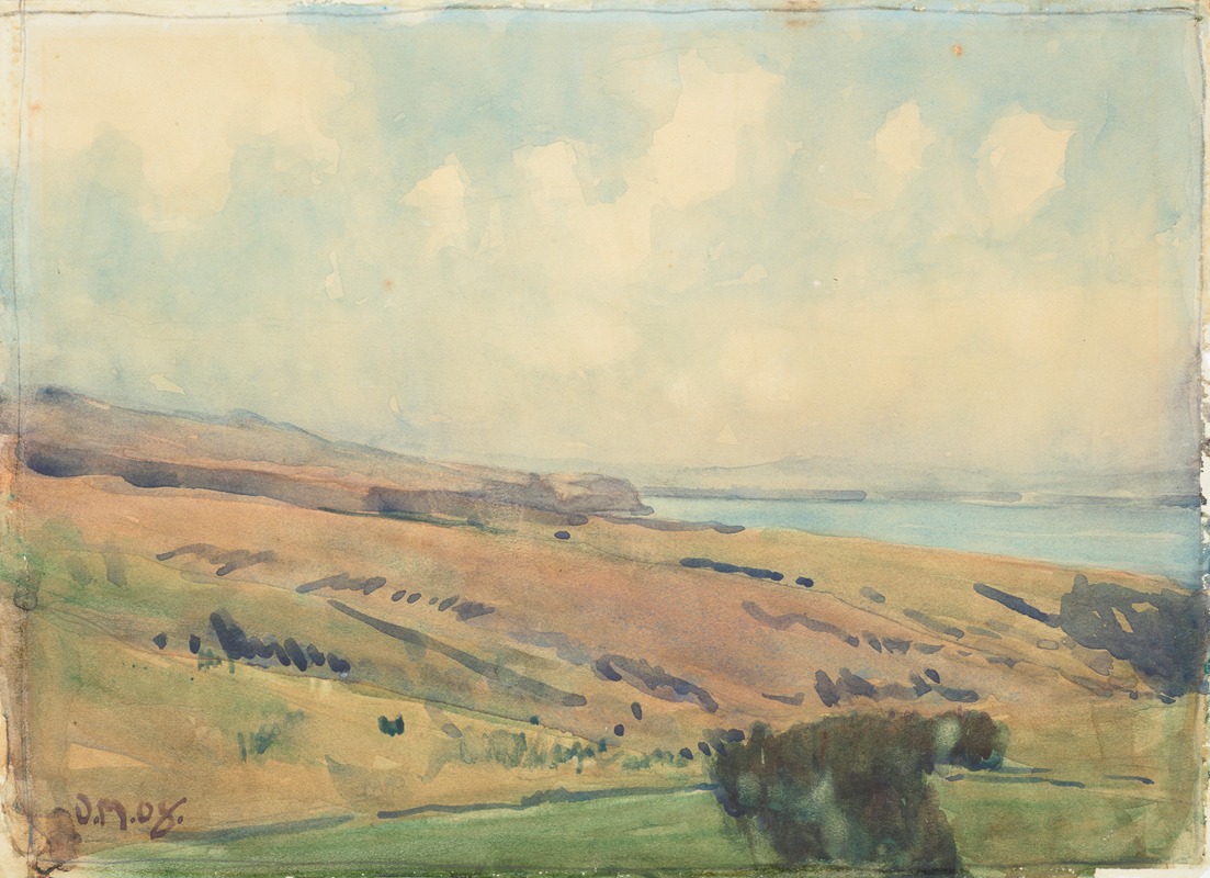 Owen Merton - Hill landscape near Wellington