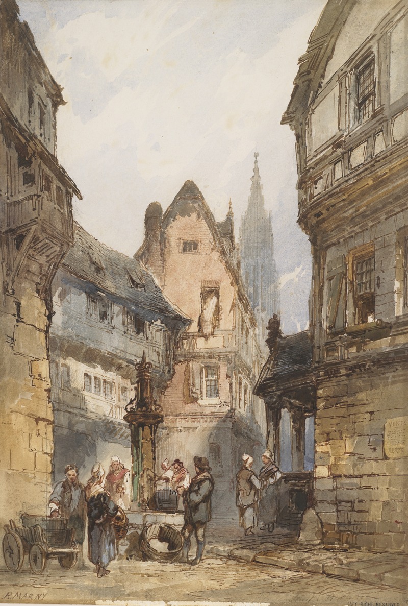 Paul Marny - Street scene