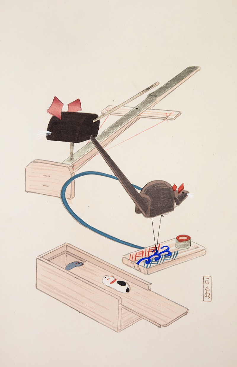 Kawasaki Kyosen - Kyosen’s Collected Illustrations of Japanese Toys Pl.064