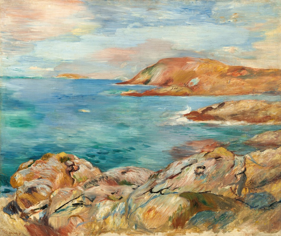 Pierre-Auguste Renoir - ﻿Paysage de bord de mer