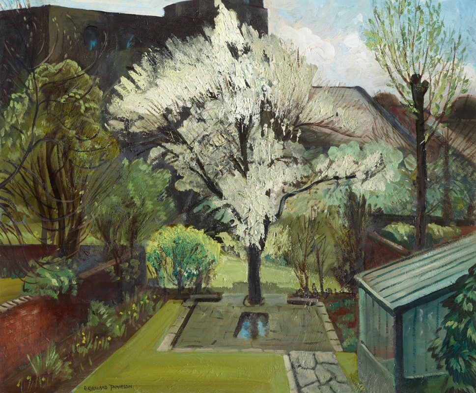 Robert Jamieson - Blossom in a London garden