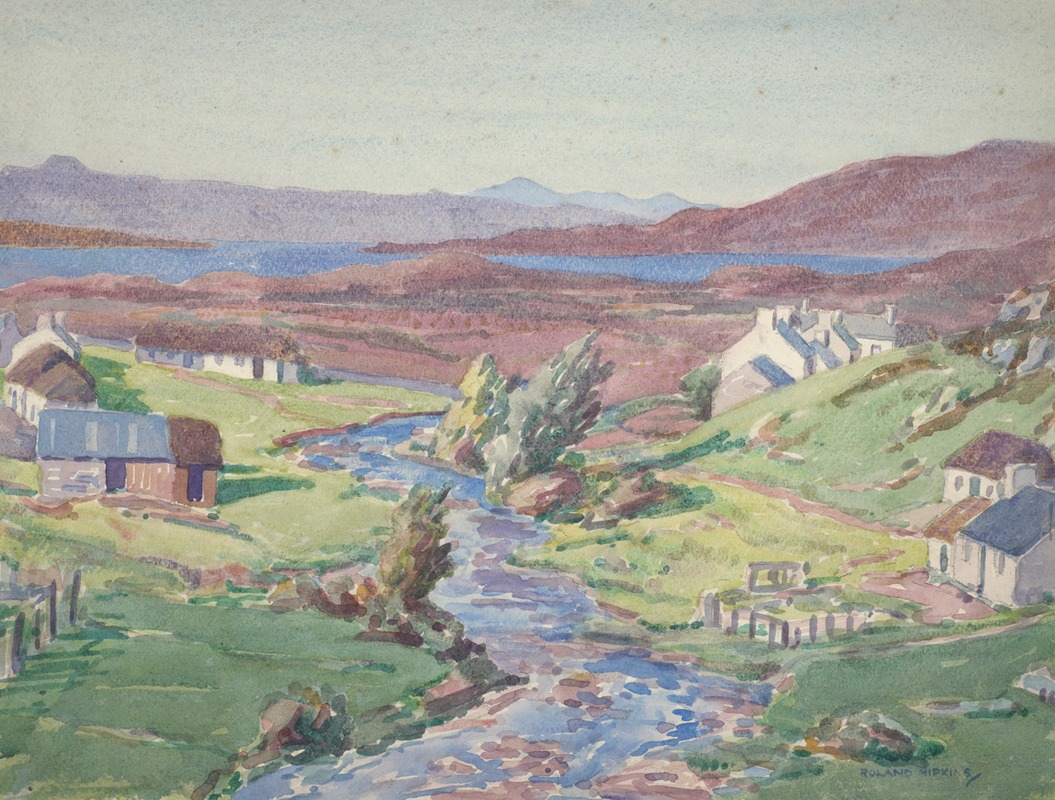 Roland Hipkins - Untitled (landscape in Scotland)