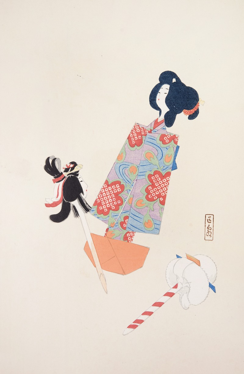 Kawasaki Kyosen - Kyosen’s Collected Illustrations of Japanese Toys Pl.069