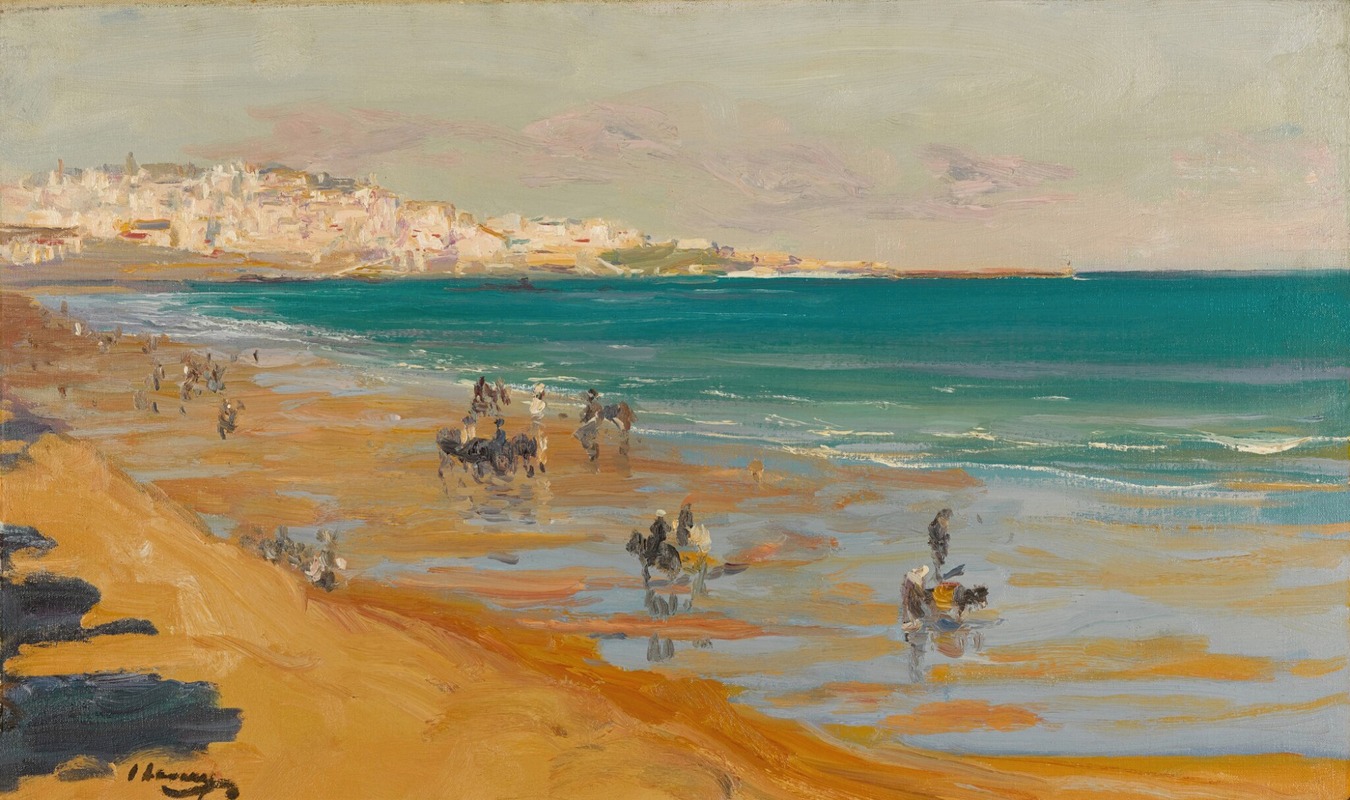 Sir John Lavery - The Beach, Tangier