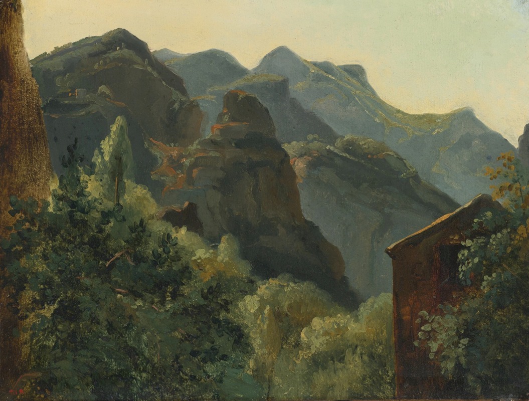 Théodore Rousseau - Versant de la valleé de Saint-Vincent (Auvergne)