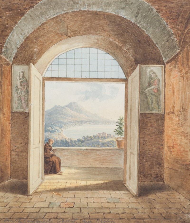 William Brockedon - From the Caminidole Convent, near Naples