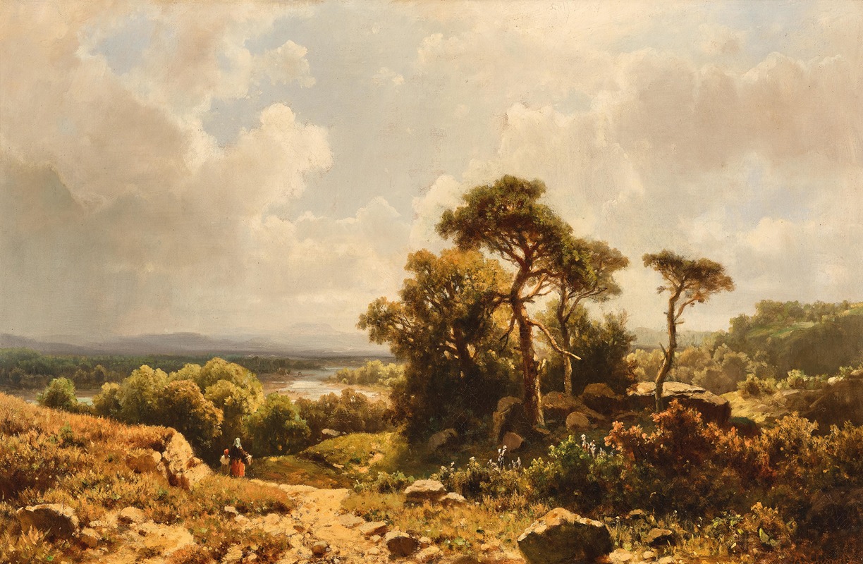 Adolf Chwala - A view of the countryside