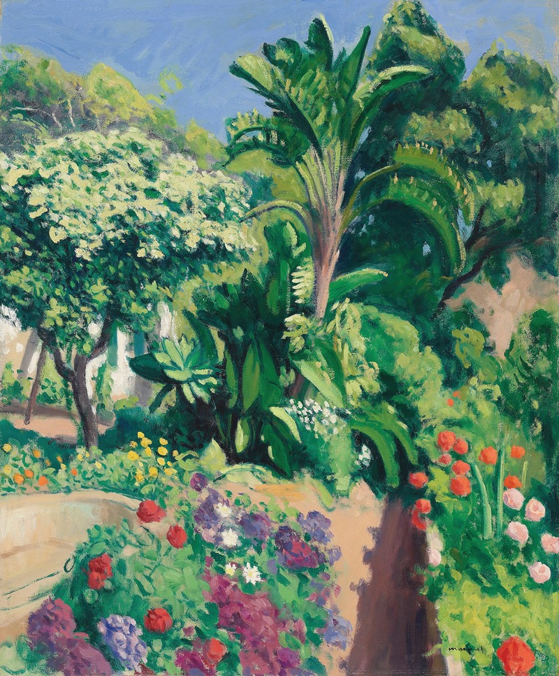 Albert Marquet - Le jardin fleuri
