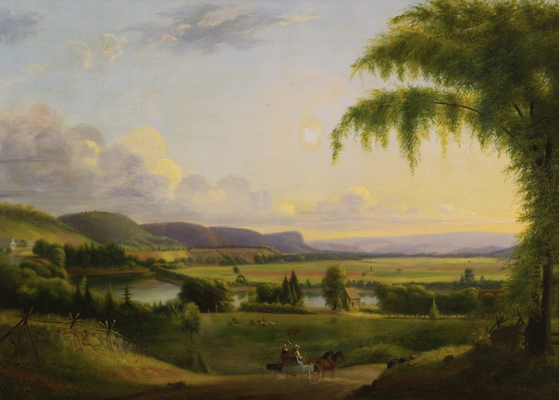 Albion Harris Bicknell - View Near Deerfield