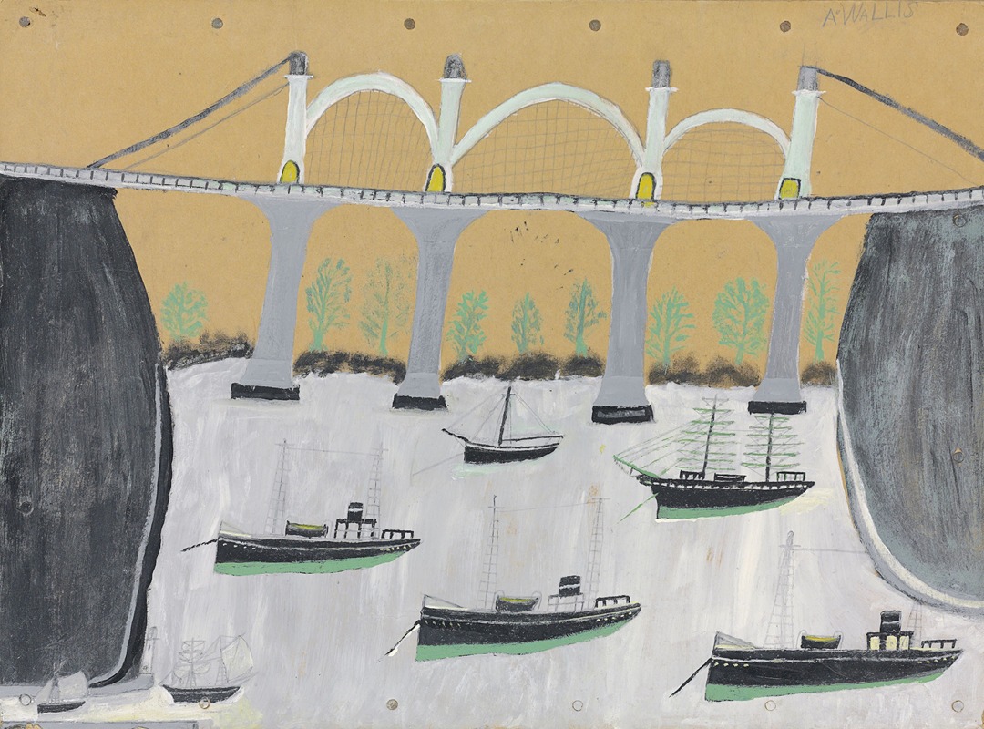 Alfred Wallis - Saltash Bridge