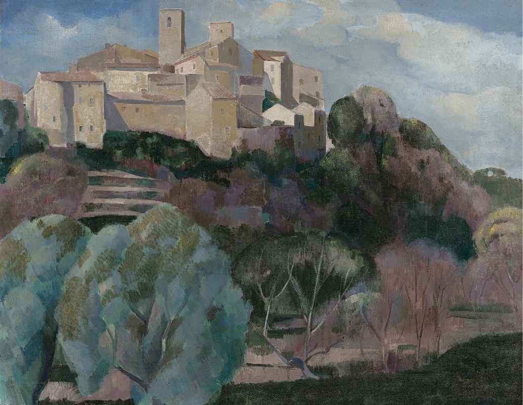 Ángel Zárraga - Landscape in Provence