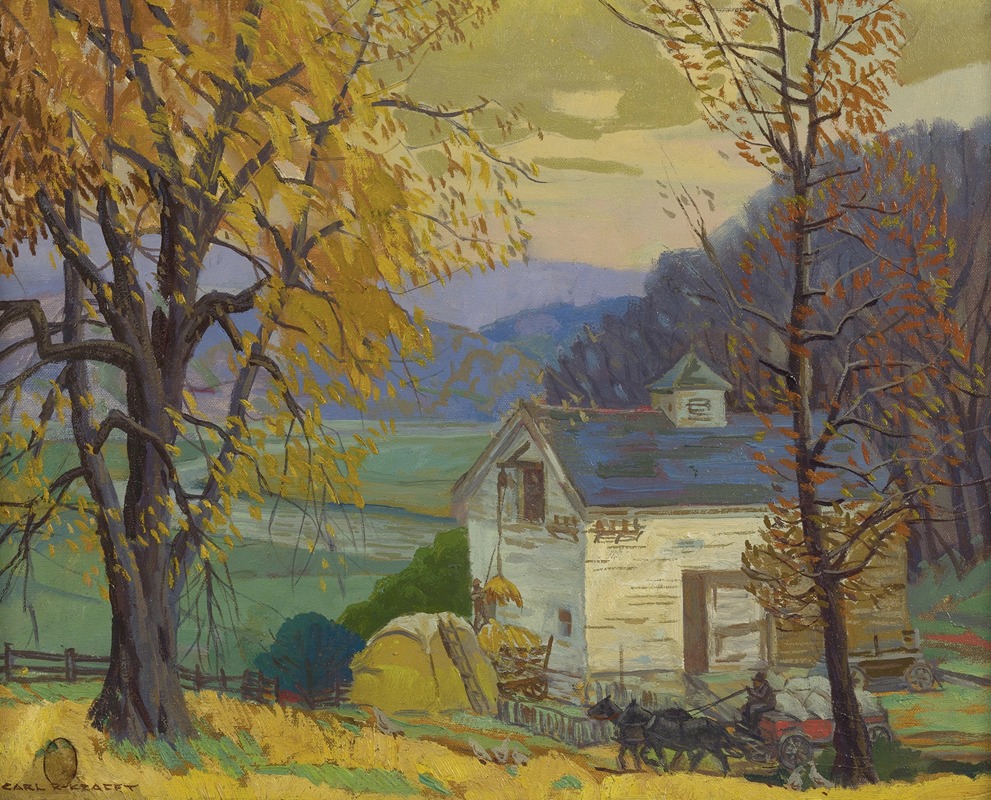 Carl Rudolph Krafft - White Barn