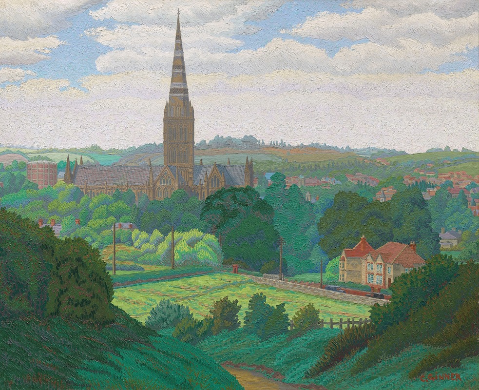 Charles Ginner - Salisbury