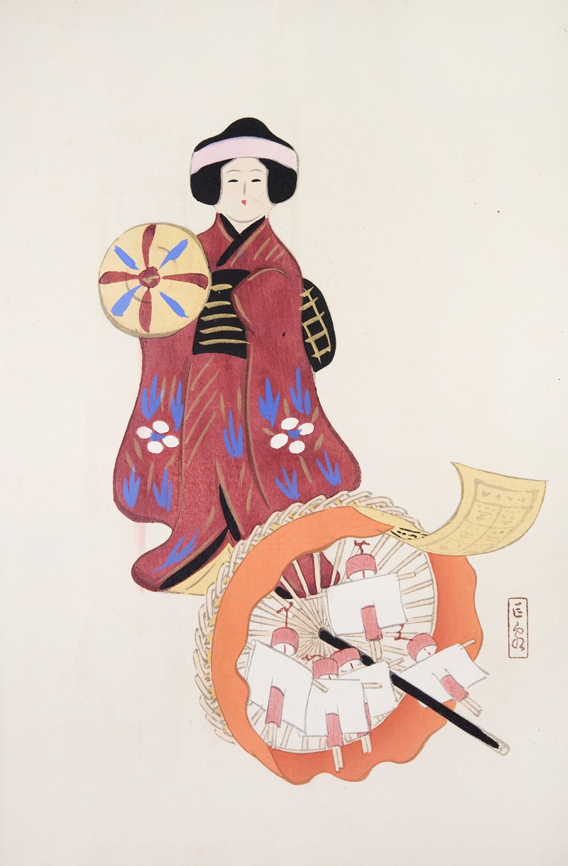 Kawasaki Kyosen - Kyosen’s Collected Illustrations of Japanese Toys Pl.096