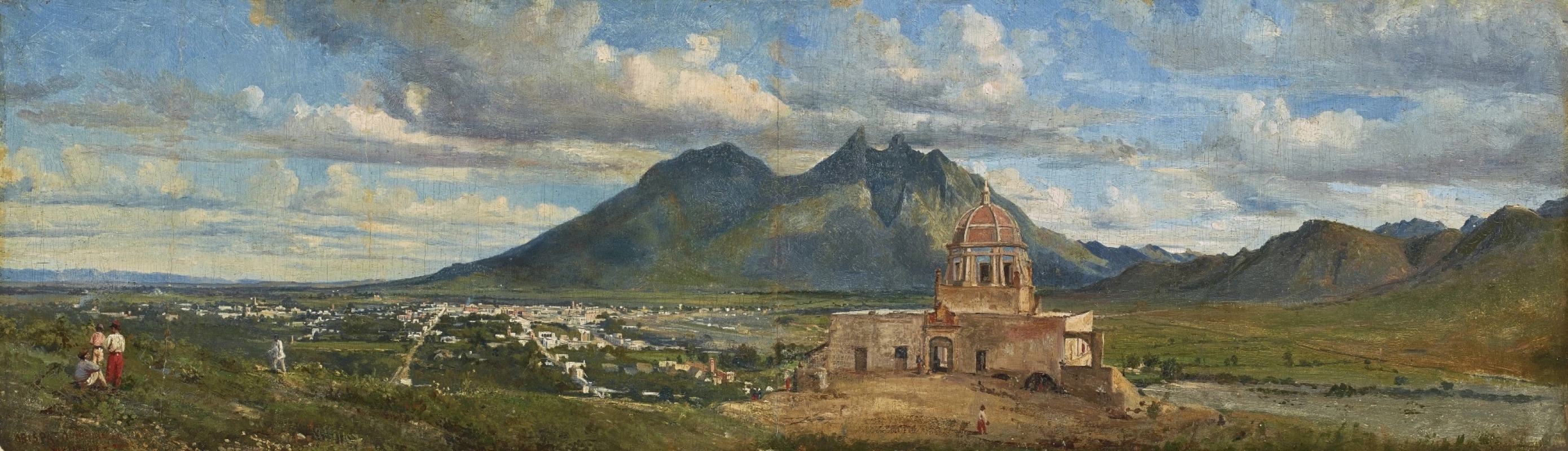 Conrad Wise Chapman - View of Bishop’s Palace Near Monterrey